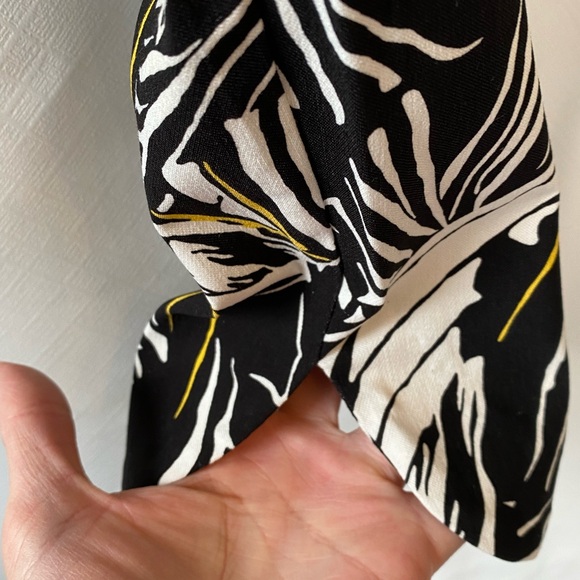 Women's Neutral Abstract Pull On Pants 12 Bohemian Mature Fit Corpcore Career - Picture 3 of 16